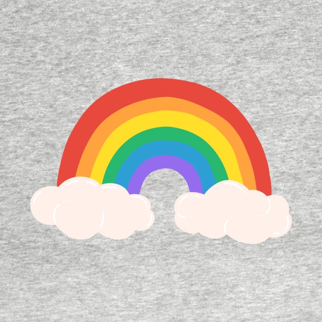 Rainbow In The Clouds by JunkyDotCom